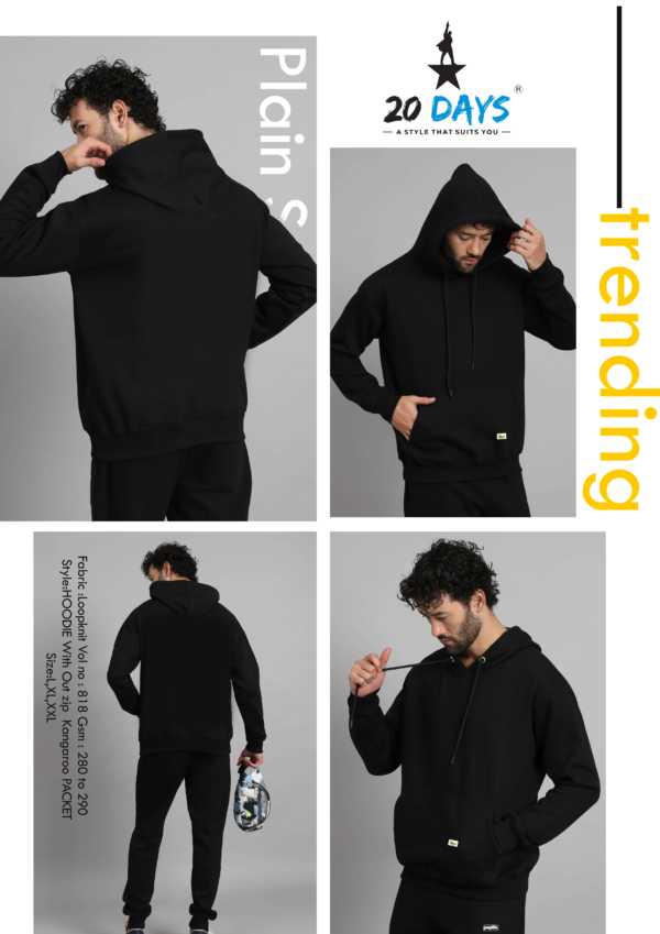Plain Hoodie - Image 5