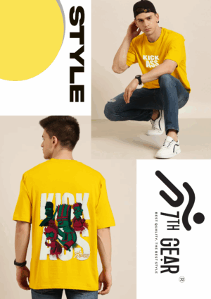 Drop shoulder T shirt